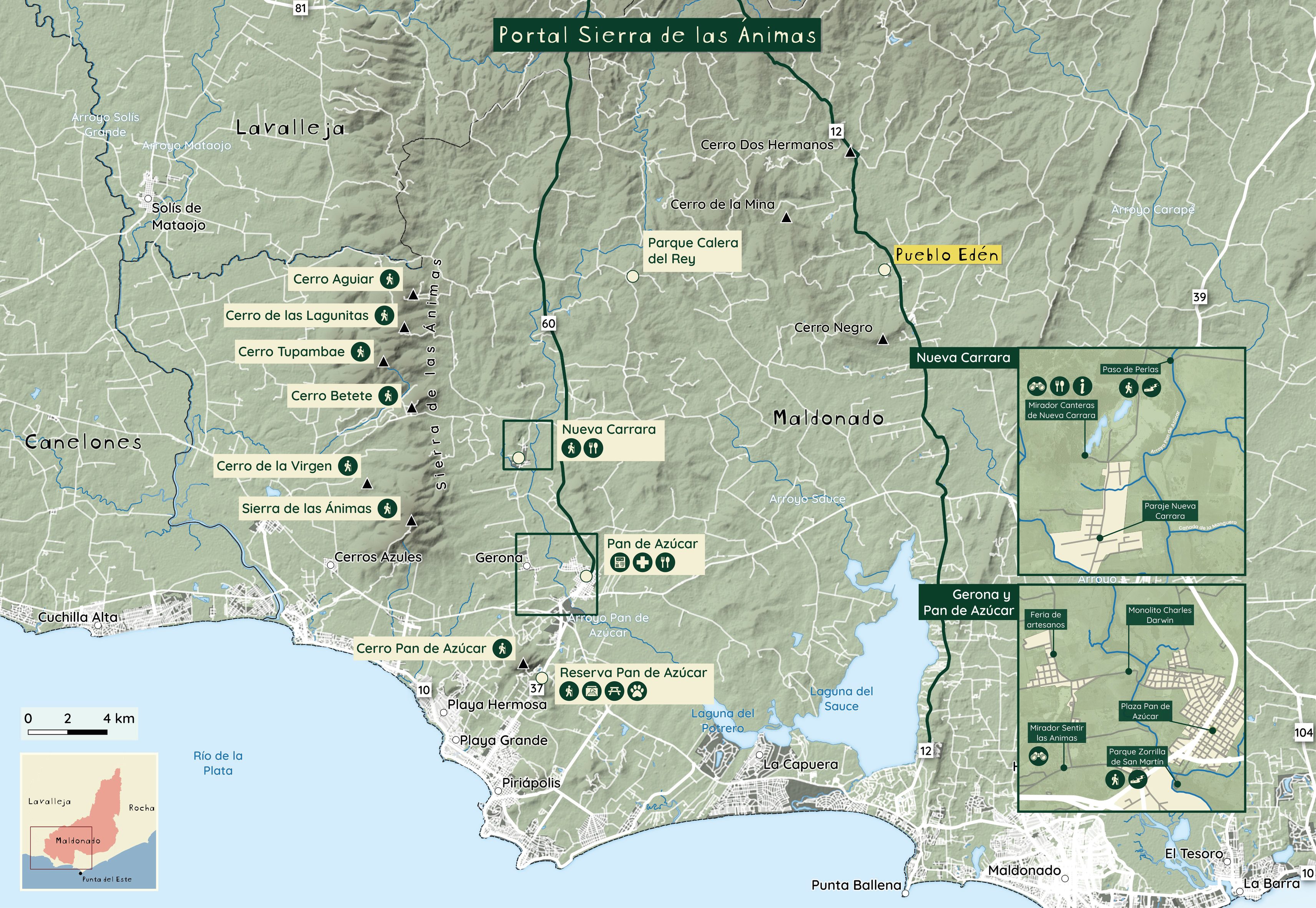 Mapa de Sierra de las Ánimas
